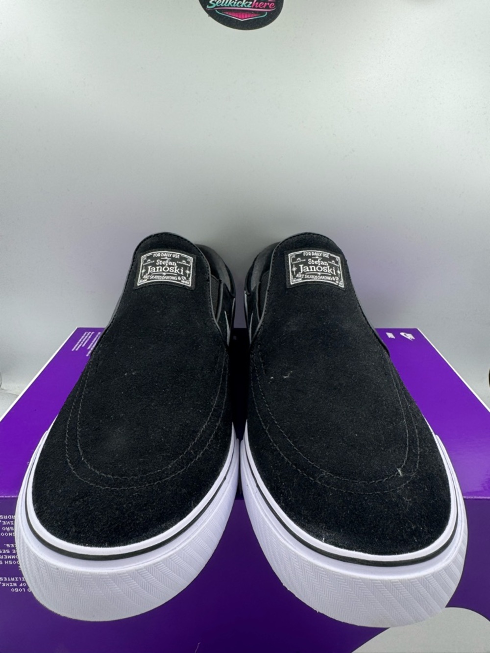 Nike SB Zoom Janoski+ Slip Black White BRAND NEW Multiple Sizes - Picture 3 of 8
